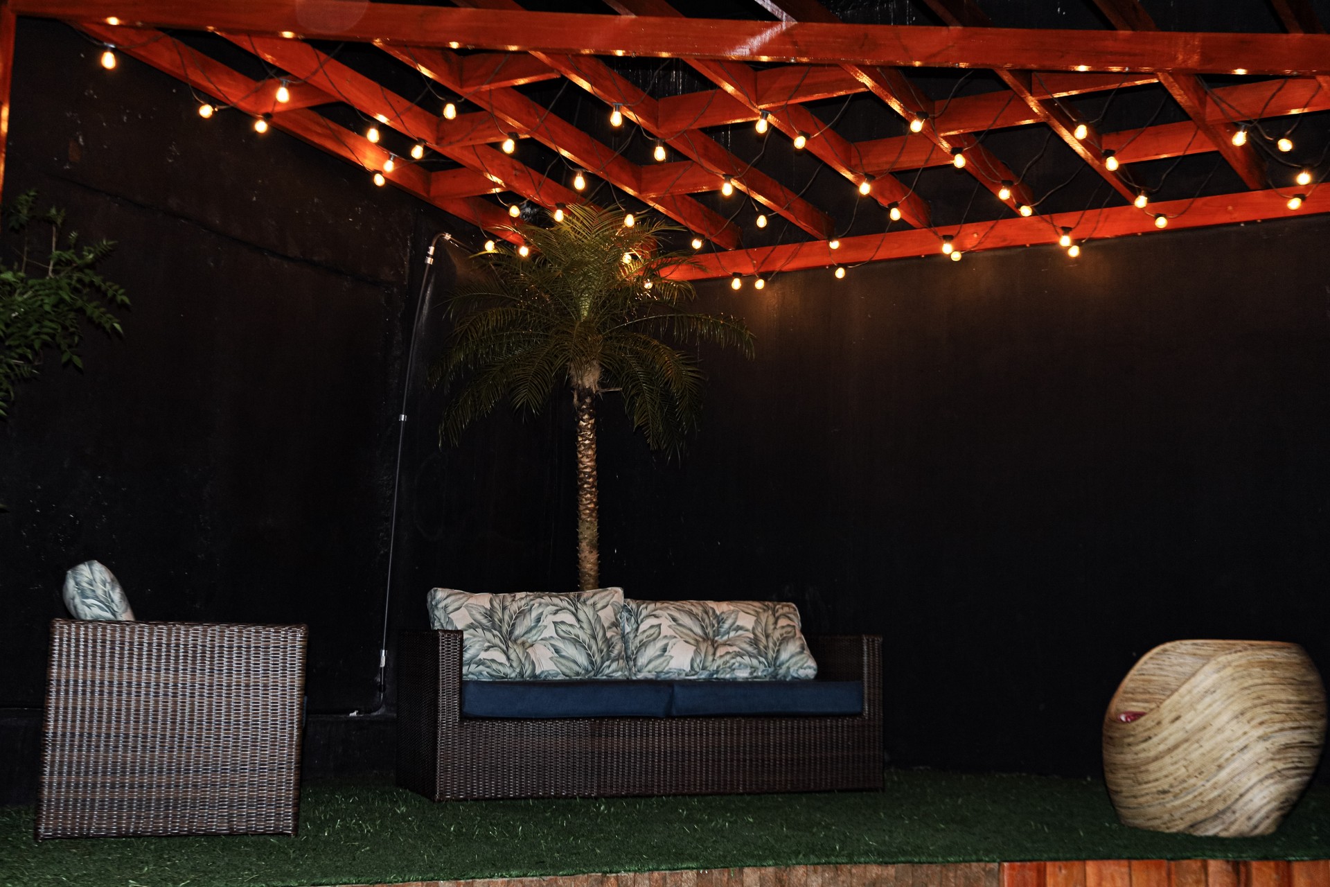 Pergolado da piscina