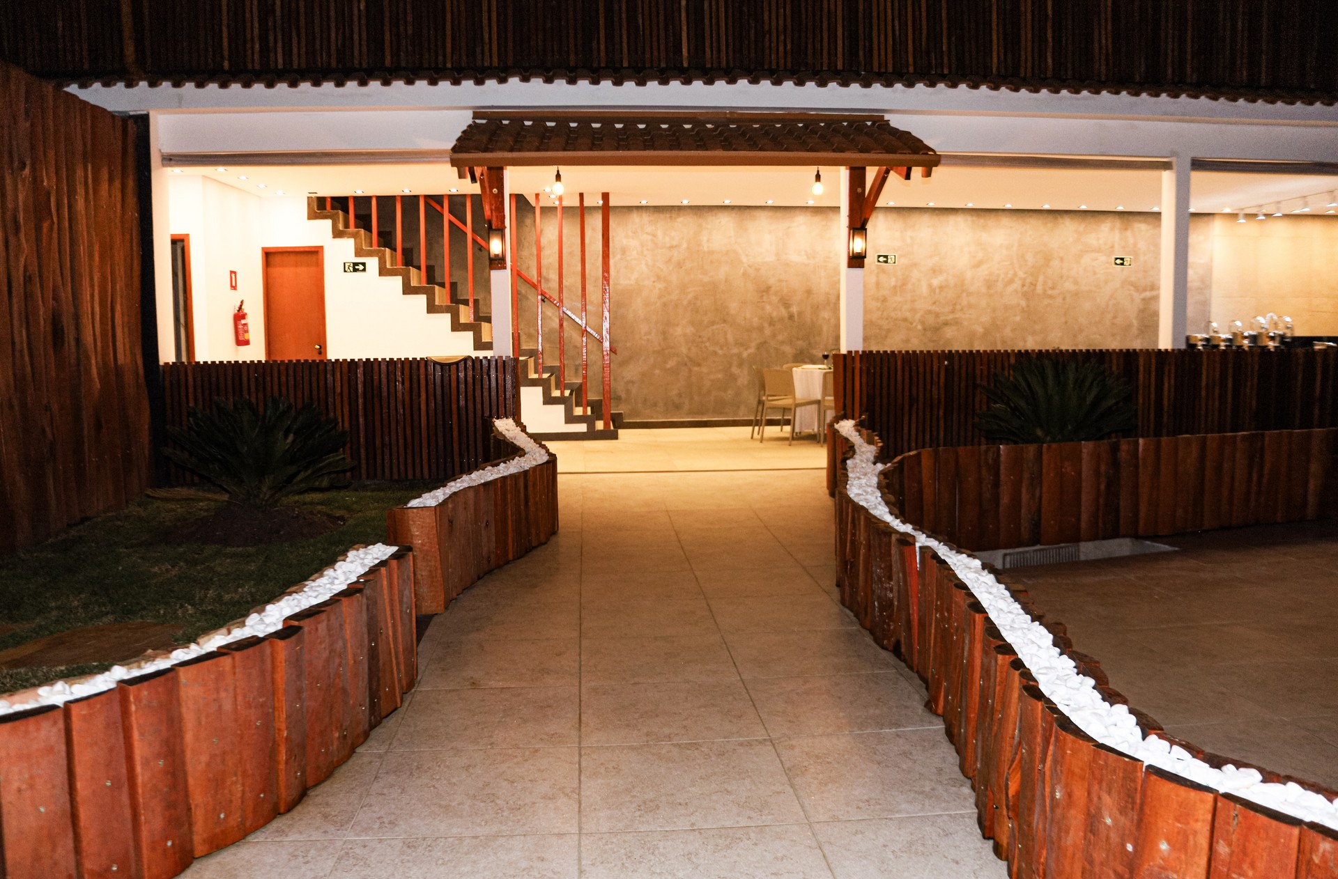 Caminho área gourmet